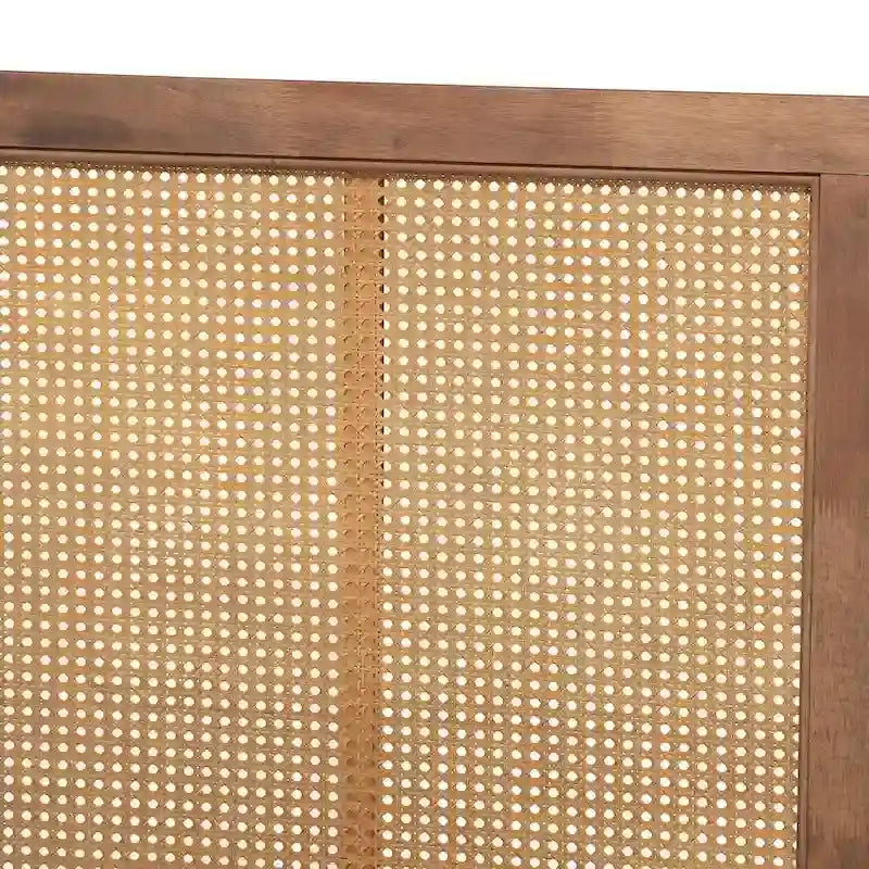 Modernes Himmelbett aus synthetischem Rattan